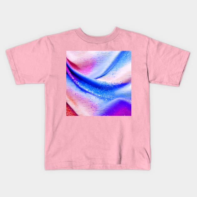 Abstract Violent Violet (MD23Bgs003) Kids T-Shirt by Maikell Designs